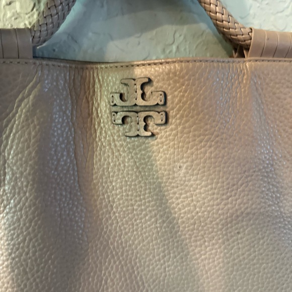 Tory Burch Beige Leather Tote - Picture 3 of 10
